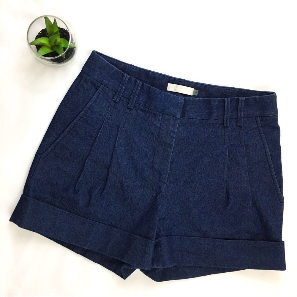 Badgley Mischka Denim Dress Shorts